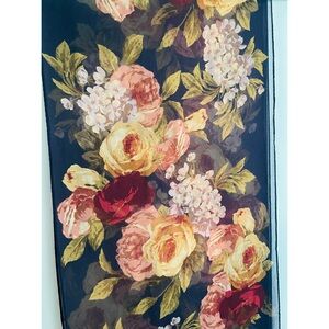 Vintage Lauren Ralph Lauren SILK Floral Scarf